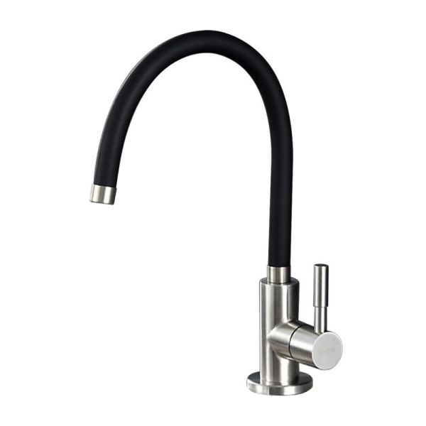 Gappo Смеситель для кухни G1052-95 с гибким изливом и подключением фильтра питьевой воды сатин